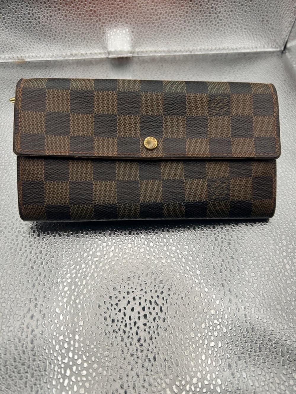 Louis Vuitton Damier Ebene Sarah Wallet